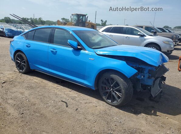 1G6DV5RW1P0108549 2023 CADILLAC CT5 Синий Передняя правая четверть