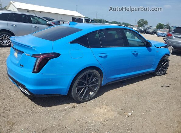 1G6DV5RW1P0108549 2023 CADILLAC CT5 Синий Задняя правая четверть
