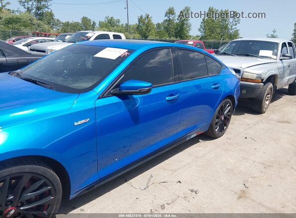 1G6DV5RW8R0115663 2024 CADILLAC CT5 Blue Панорамний вид салону 360°