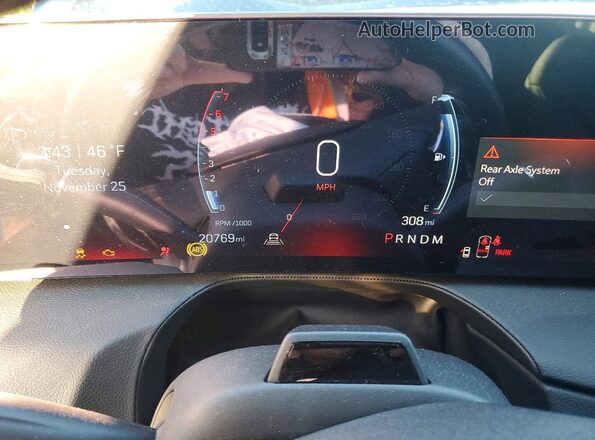 1G6DV5RWXS0115427 2025 CADILLAC CT5 Black Вид щитка приладів