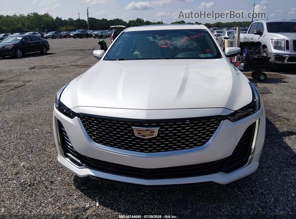 1G6DX5RK2P0157492 2023 CADILLAC CT5 White Вид щитка приладів
