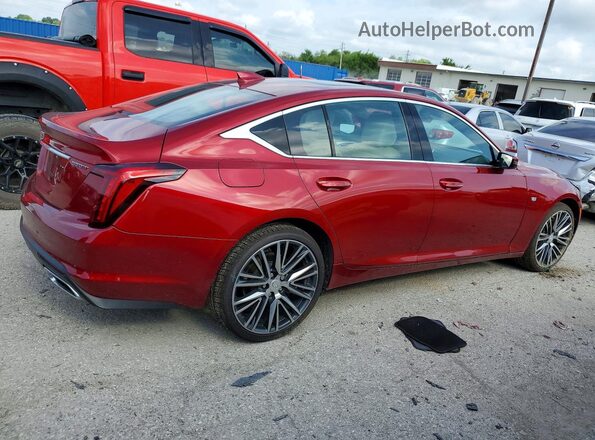 1G6DX5RK4P0118810 2023 CADILLAC CT5 Красный Задняя правая четверть