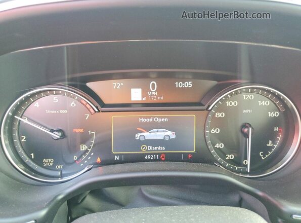 1G6DX5RK4P0118810 2023 CADILLAC CT5 Красный Вид щитка приборов