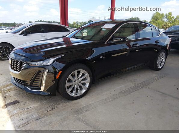 1G6DX5RK9L0122135 2020 CADILLAC CT5 Черный Передняя левая четверть