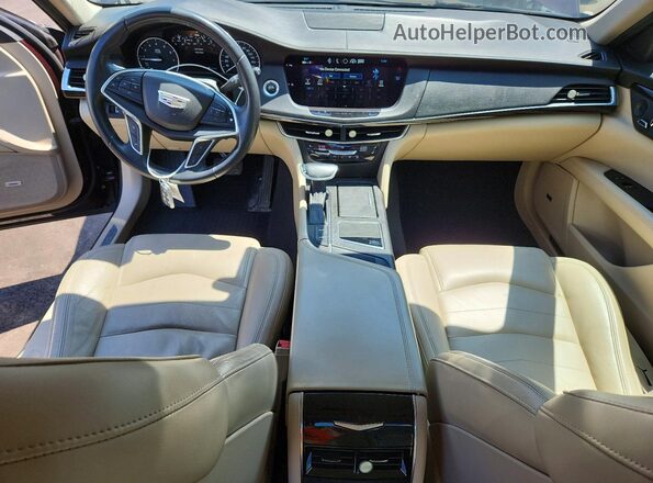 1G6KB5RS3HU203184 2017 CADILLAC CT6 Brown წინა პანელის ხედი