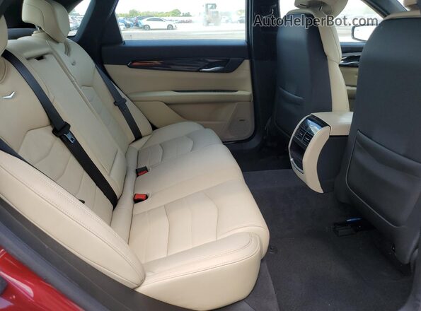 1G6KB5RS3LU101408 2020 CADILLAC CT6 Red Rear seats view