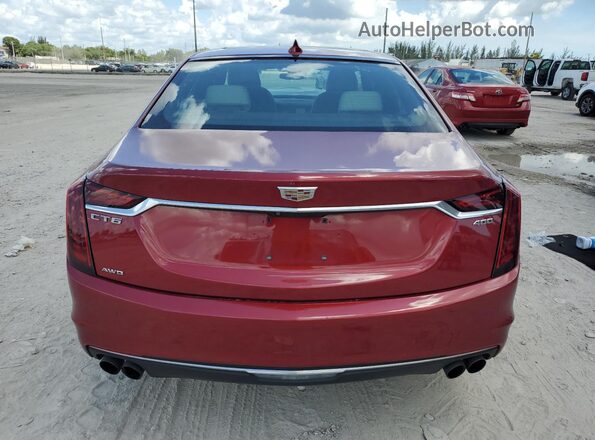 1G6KB5RS3LU101408 2020 CADILLAC CT6 Red Rear view