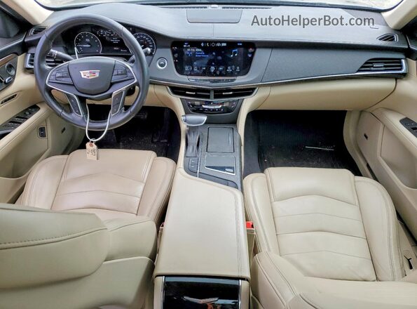 1G6KB5RS5JU151885 2018 CADILLAC CT6 Tan წინა პანელის ხედი