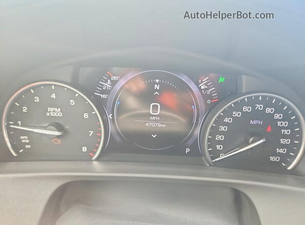 1G6KB5RS6LU102844 2020 CADILLAC CT6 Silver ხელსაწყოთა პანელის ხედი