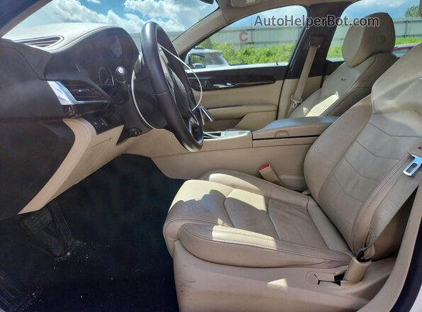 1G6KB5RS7JU145862 2018 CADILLAC CT6 White წინა სალონის ხედი