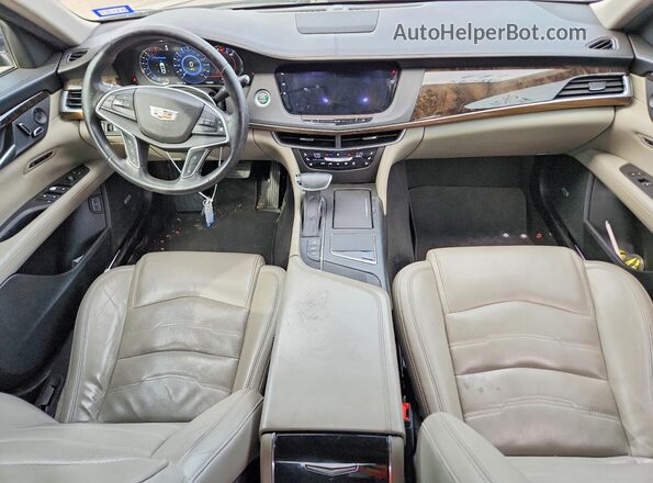 1G6KF5RS0HU173422 2017 CADILLAC CT6 Blue წინა პანელის ხედი