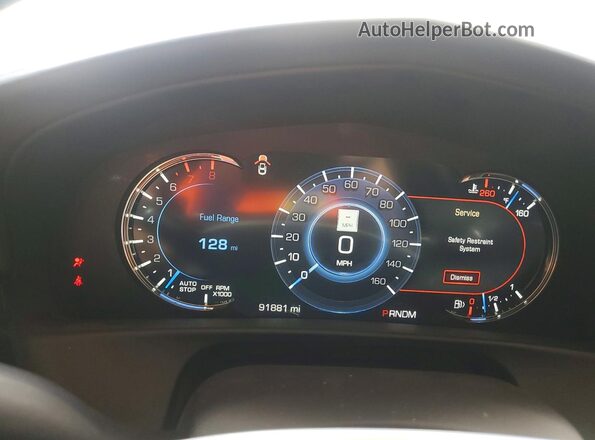 1G6KL5RSXJU104042 2018 CADILLAC CT6 Black ხელსაწყოთა პანელის ხედი