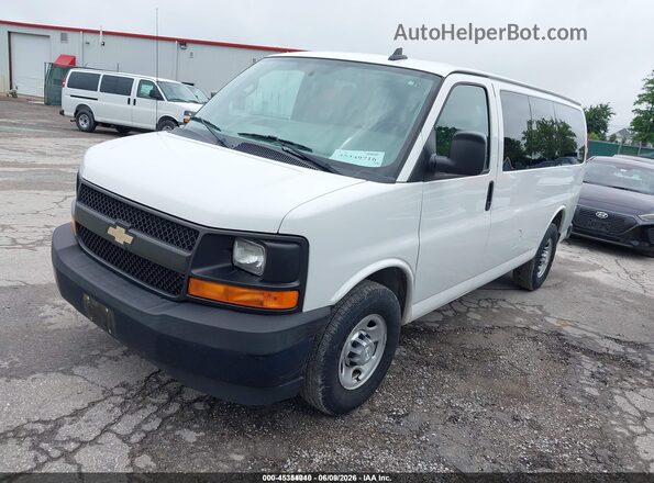 1GAWGEFF1H1288897 2017 CHEVROLET EXPRESS White Առջևի ձախ երեք քառորդ տեսարան
