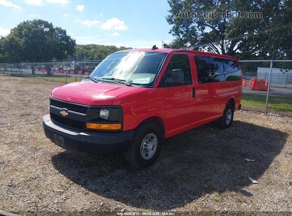 1GAWGEFG0G1280099 2016 CHEVROLET EXPRESS Red Przód lewy