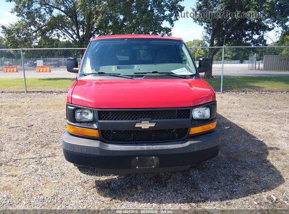 1GAWGEFG0G1280099 2016 CHEVROLET EXPRESS Red Widok zestawu wskaźników