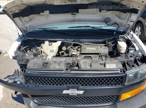 1GAWGEFG0K1308850 2019 CHEVROLET EXPRESS White Widok komory silnika