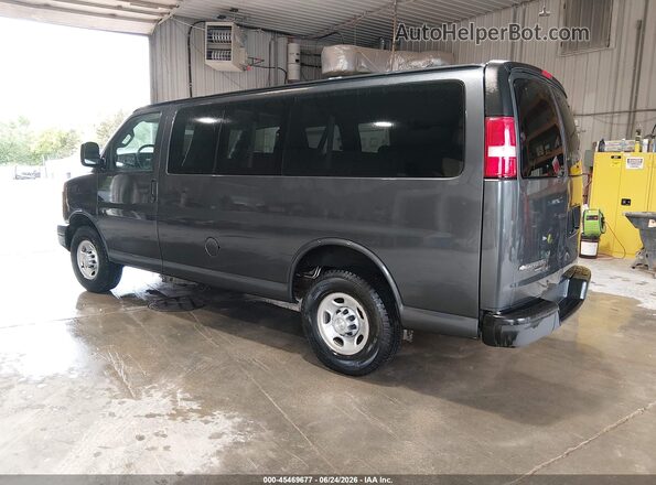 1GAWGEFG2G1242678 2016 CHEVROLET EXPRESS Gray Trasero izquierdo