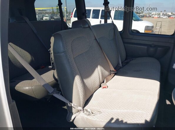 1GAWGEFG2K1282252 2019 CHEVROLET EXPRESS Silver VIN կոդի պիտակի տեսք