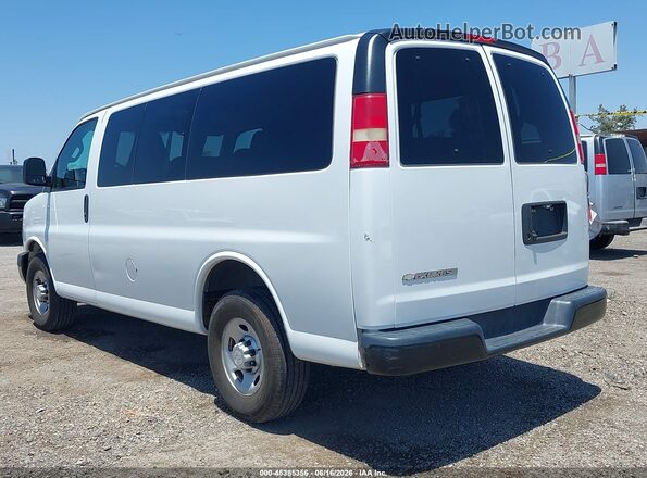 1GAWGEFG5K1291088 2019 CHEVROLET EXPRESS White Հետևի ձախ