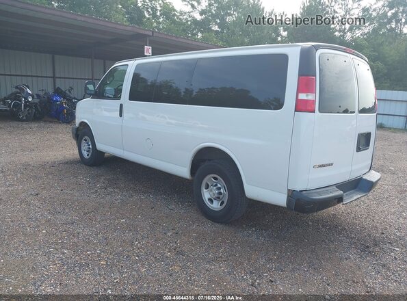 1GAWGEFG8K1291313 2019 CHEVROLET EXPRESS White Tył lewy