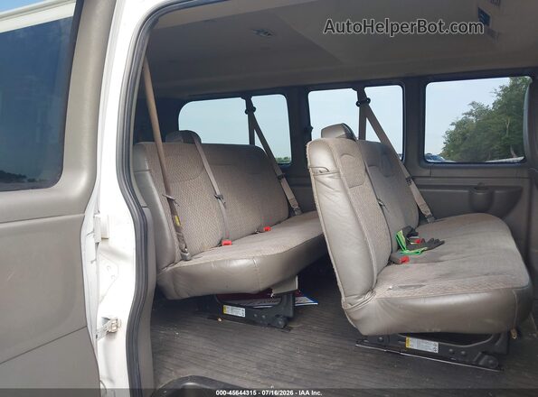 1GAWGEFG8K1291313 2019 CHEVROLET EXPRESS White Widok naklejki z numerem VIN