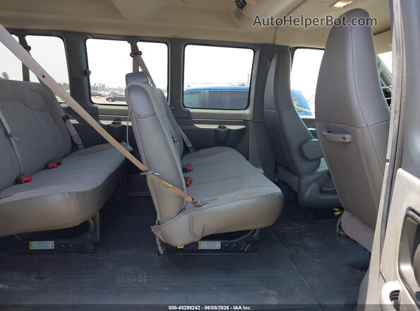 1GAWGEFG9J1300373 2018 CHEVROLET EXPRESS Silver VIN sticker view