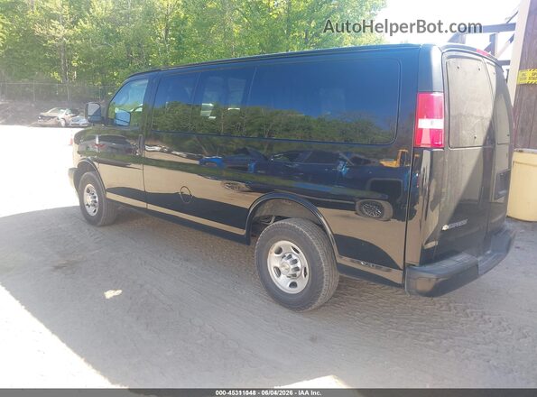 1GAWGEFP1L1259627 2020 CHEVROLET EXPRESS Black Trasero izquierdo
