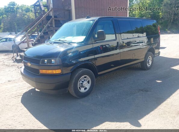 1GAWGEFP1L1259627 2020 CHEVROLET EXPRESS Black Vista tres cuartos delantera izquierda