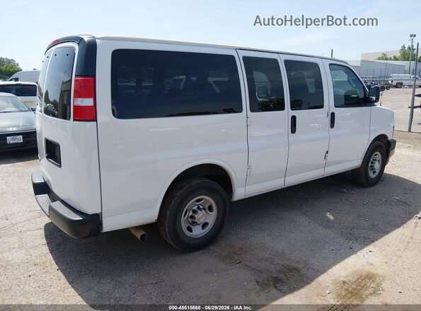 1GAWGEFP9L1255972 2020 CHEVROLET EXPRESS White უკანა მარჯვენა