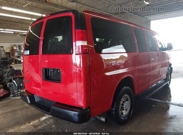 1GAWGEFPXP1105827 2023 CHEVROLET EXPRESS Red Rear right