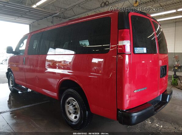 1GAWGEFPXP1105827 2023 CHEVROLET EXPRESS Red Rear left