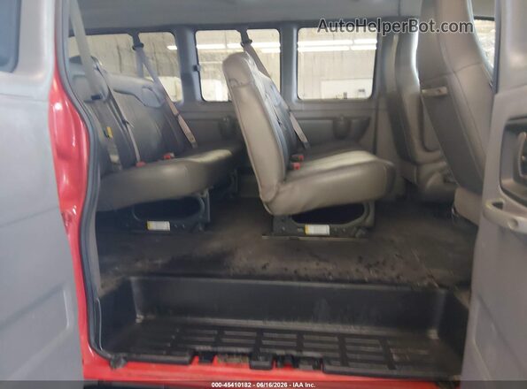 1GAWGEFPXP1105827 2023 CHEVROLET EXPRESS Red VIN sticker view