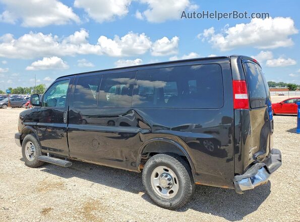 1GAWGFFGXG1240120 2016 CHEVROLET EXPRESS Black Trasero izquierdo