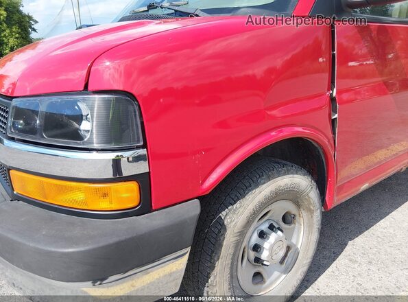1GAZGNFF5G1283715 2016 CHEVROLET EXPRESS Red ხელსაწყოთა პანელის ხედი