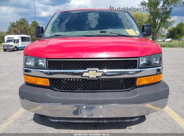 1GAZGNFF5G1283715 2016 CHEVROLET EXPRESS Red უკანა სალონის ხედი