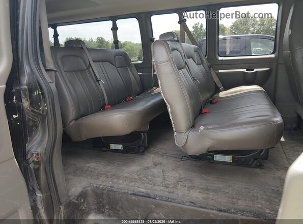 1GAZGNFFXH1100178 2017 CHEVROLET EXPRESS Black Vista de la etiqueta del VIN