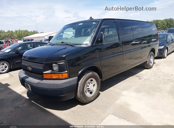 1GAZGNFG1H1291207 2017 CHEVROLET EXPRESS Black Front left