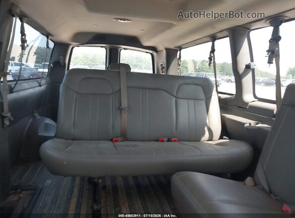 1GAZGNFG1H1294205 2017 CHEVROLET EXPRESS Gray Widok naklejki z numerem VIN