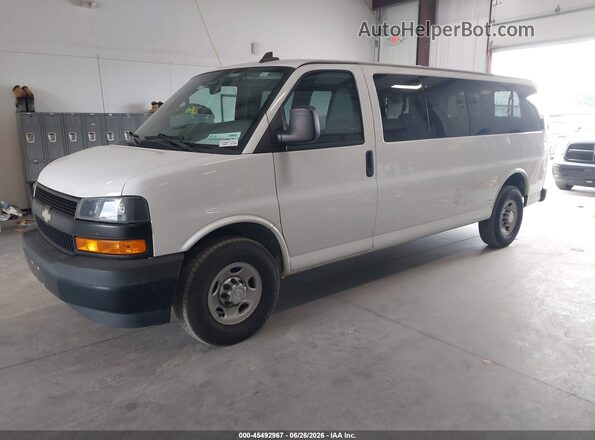 1GAZGNFG1K1279095 2019 CHEVROLET EXPRESS White Przód lewy