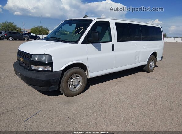 1GAZGNFG1K1289271 2019 CHEVROLET EXPRESS White Przód lewy