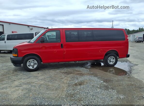 1GAZGNFG2H1290664 2017 CHEVROLET EXPRESS Red Widok wnętrza 360 stopni