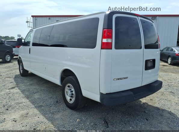 1GAZGNFG2K1334976 2019 CHEVROLET EXPRESS White Trasero izquierdo