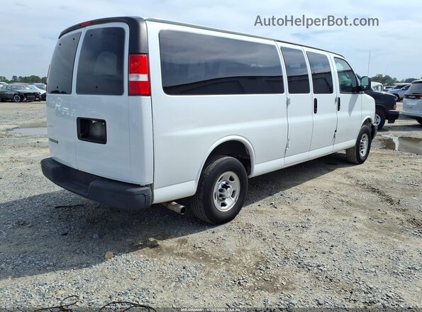 1GAZGNFG2K1334976 2019 CHEVROLET EXPRESS White Trasero derecho