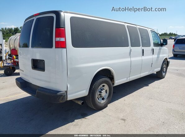 1GAZGNFG2K1344195 2019 CHEVROLET EXPRESS Белый Задняя правая четверть