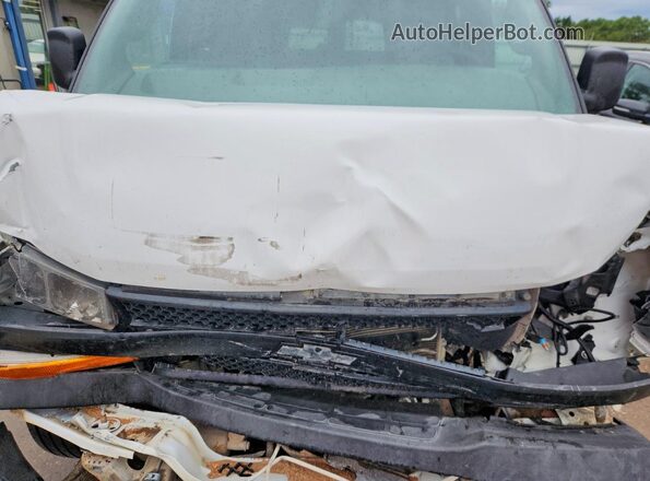 1GAZGNFG3J1344902 2018 CHEVROLET EXPRESS White Widok komory silnika