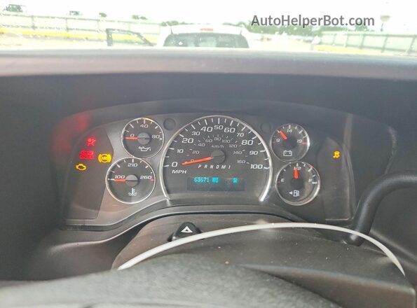 1GAZGNFG3J1344902 2018 CHEVROLET EXPRESS White Widok zestawu wskaźników