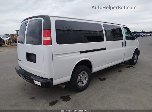 1GAZGNFG8J1274510 2018 CHEVROLET EXPRESS White Tył prawy