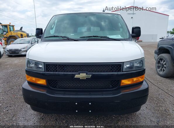 1GAZGNFP1M1155315 2021 CHEVROLET EXPRESS White Սարքավորումների վահանակի տեսք