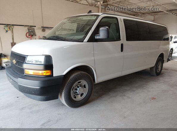 1GAZGNFP3P1113975 2023 CHEVROLET EXPRESS White Передня ліва чверть