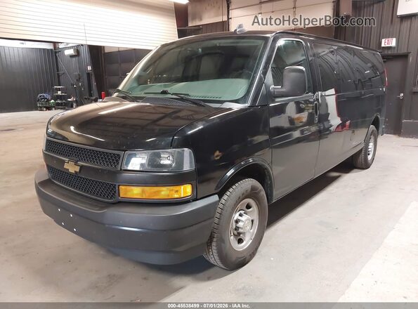 1GAZGNFP4L1272417 2020 CHEVROLET EXPRESS Black Przód lewy